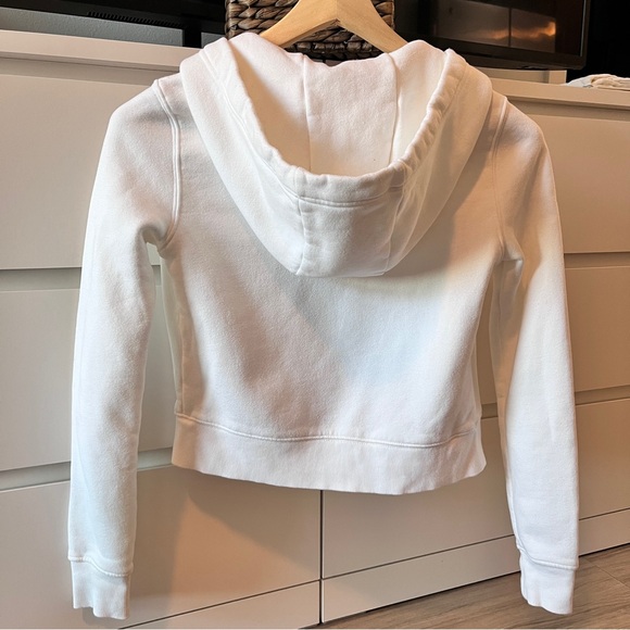 Aritzia Cozy Fleece Hoodie Sweatshirt - White - Picture 2 of 4